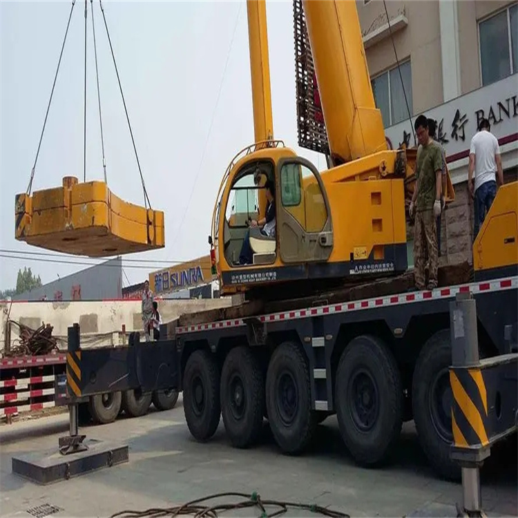 来凤当地吊车出租|机器吊装|75吨|工厂搬迁服务